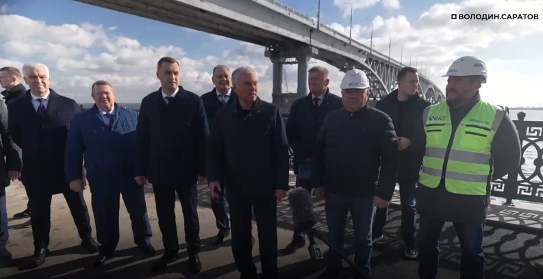 Володин рассказал, когда горожане смогут гулять под мостом Саратов-Энгельс